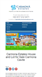 Mobile Screenshot of carmonaestateshouses.com